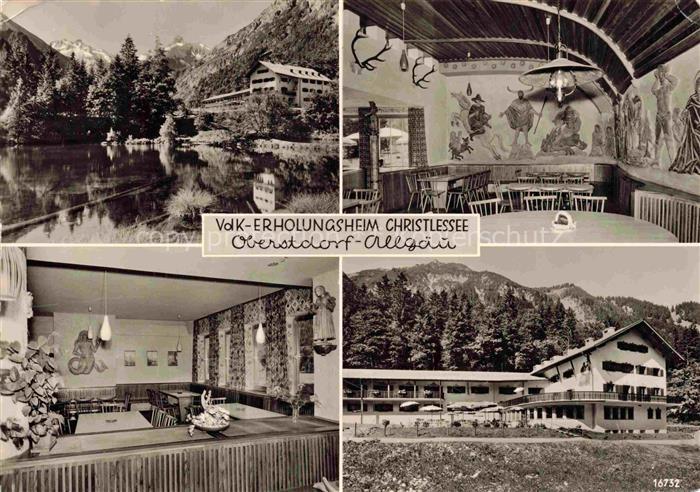 OBERSTDORF Bayern VdK Erholungsheim Christlessee Gastraeume Panorama