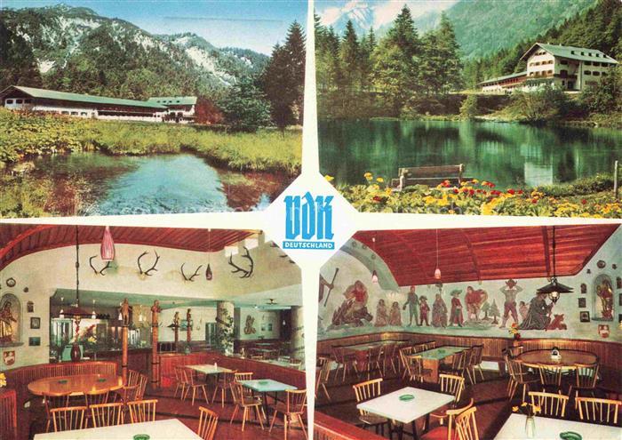 OBERSTDORF Bayern Franz Fackler Erholungsheim am Christlessee Gastraeume