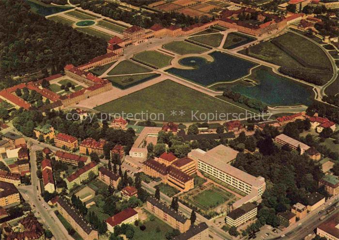 MueNCHEN  Bayern Krankenhaus der Barmherzigen Brueder mit Schloss Nymphenburg Fl