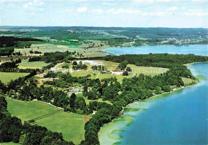 Bernried Starnberger See LVA Oberbayern Klinik Hoehenried Fliegeraufnahme