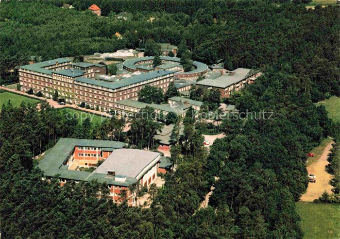 Bad Bramstedt Schleswig-Holstein Kurhaus und Theatergebaeude Fliegeraufnahme