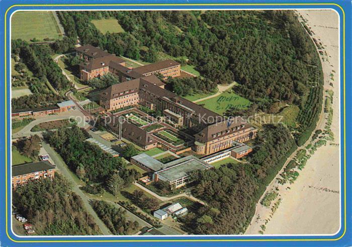 Utersum Insel Foehr Nordfriesland Schleswig-Holstein Reha Klinik Fliegeraufnahme