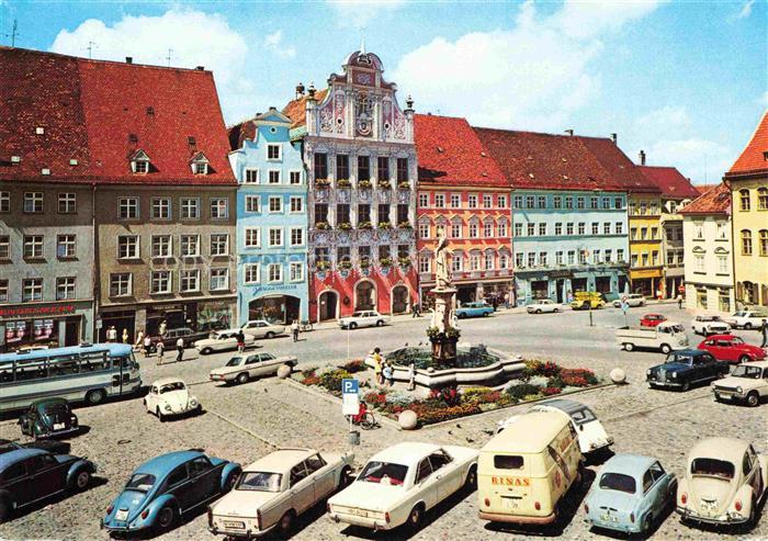 Landsberg Lech Bayern Hauptplatz mit Rathaus