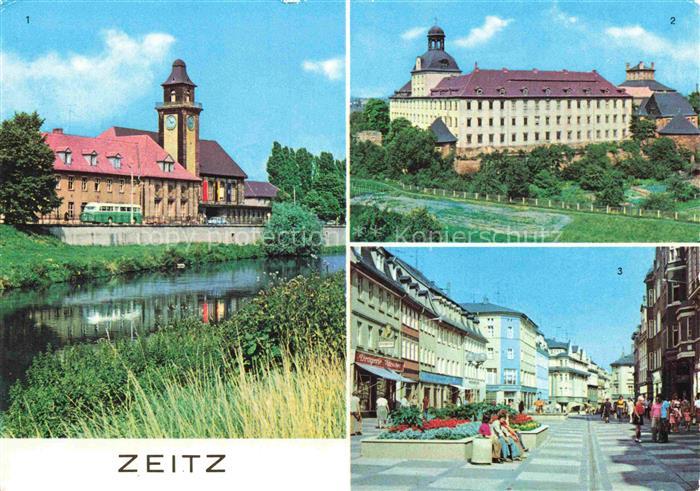 ZEITZ Sachsen-Anhalt Bahnhof Moritzburg Leninstrasse