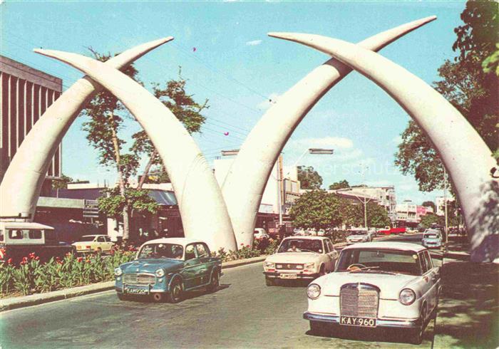 Mombasa Kenya Tusks Kilindini Road