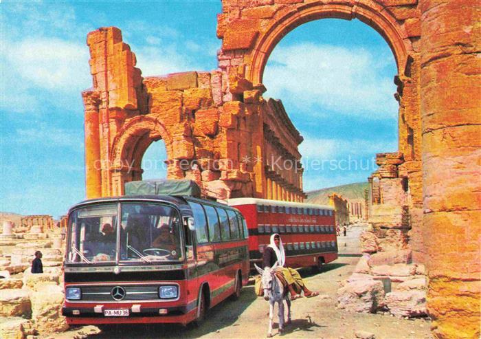 Palmyra  Palmyre Syria Rotel Tours Das rollende Hotel