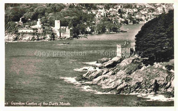 Dartmouth  Townstal Devon UK Guardian Castles Darts Mouth