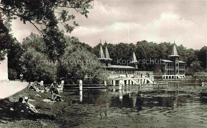 Heviz Hevizgyogfuerdoe HU Toreszlet a strandfuerdoevel