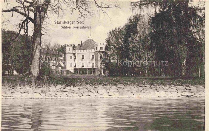Starnbergersee Starnberg Bayern Schloss Possenhofen