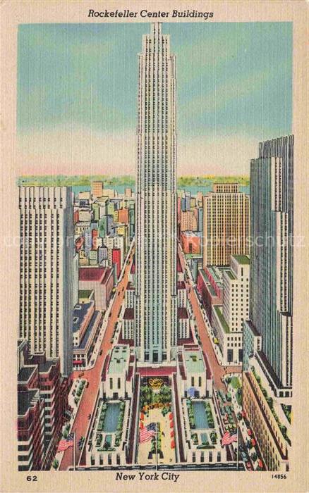 NEW YORK City USA Rocketeller Center Building