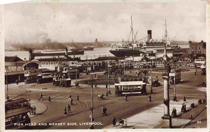 LIVERPOOL  UK Pier head and Mersey side