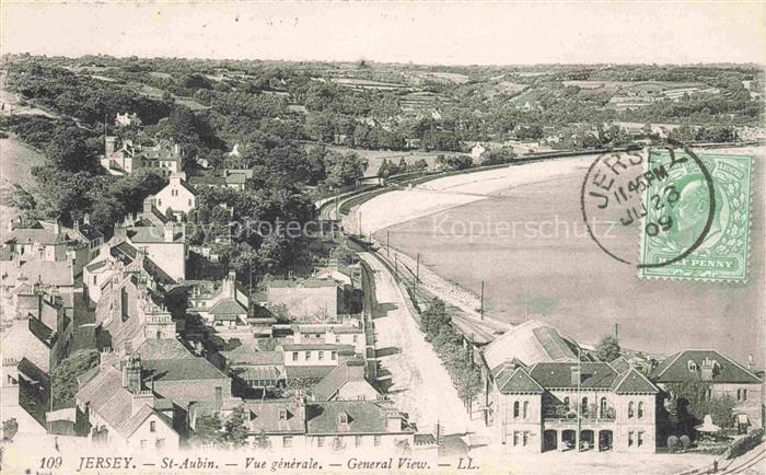 Jersey  UK St Aubin Vue generale