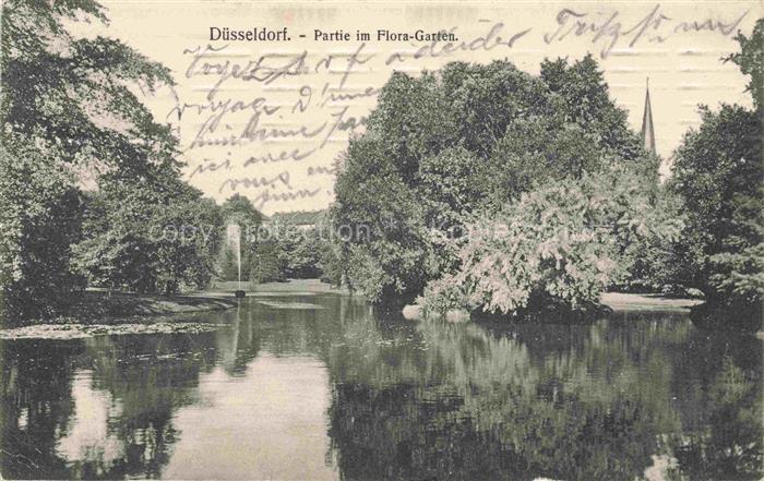 DuessELDORF  CITY Partie im Flora Garten