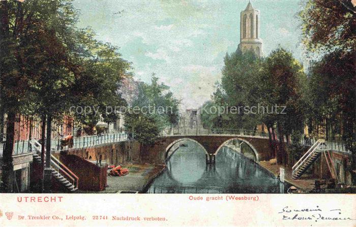UTRECHT NL Oude gracht Weesburg
