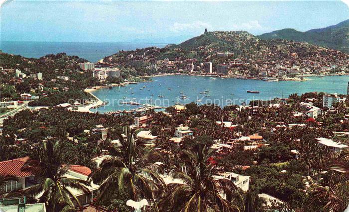 Acapulco Guerrero Mexico Panoramic view of Acapulco Bay