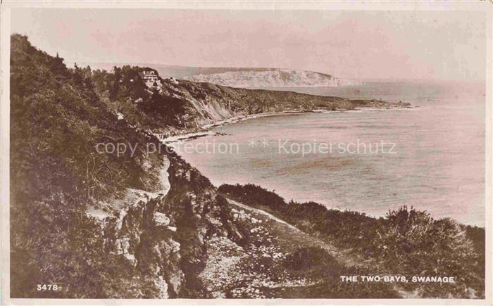 Swanage Purbeck Dorset UK The Two Bays