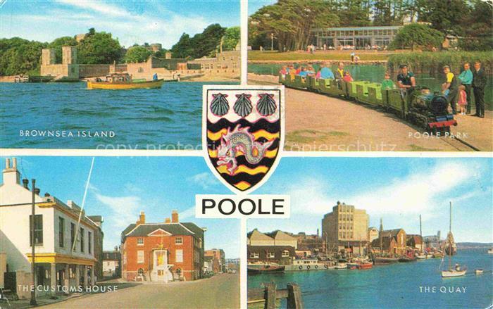 Poole Dorset UK Brownsee Island Poole Park The Customs House The Quay