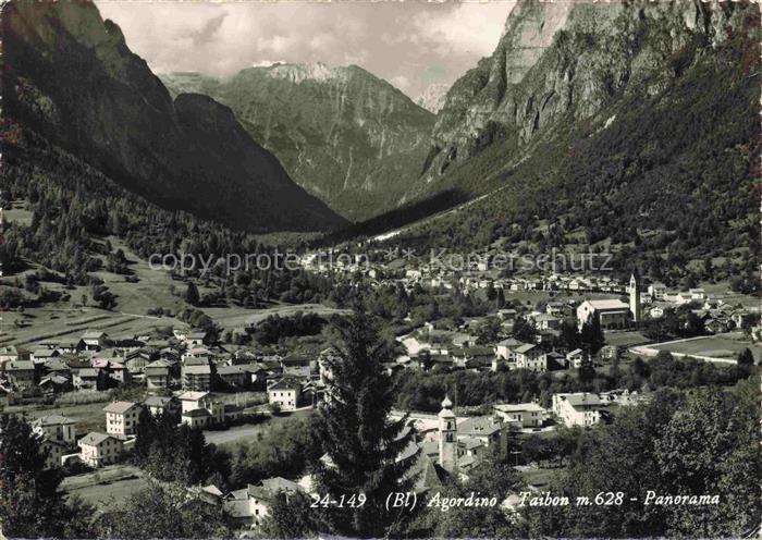 Agordino Belluno Veneto IT e Taibon Panorama