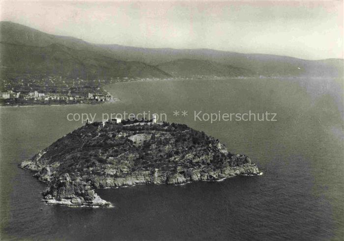 ALAssIO Savona Liguria IT Isola Gallinara Fliegeraufnahme