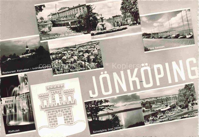 Joenkoeping Sweden Stora Hotellet Restaurant Alphyddan Radhuset Stadsparken Yttr