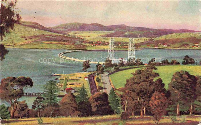 Hobart  Tasmania Australia Floating Pontoon Bridge