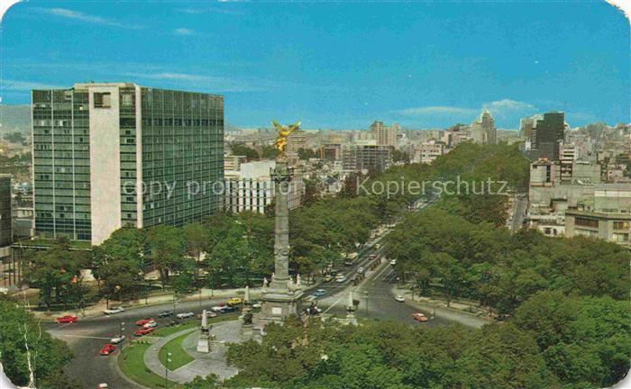 Mexico -City D.F. Mexico glorieta de Independencia y Hotel Maria Isabel and Ange