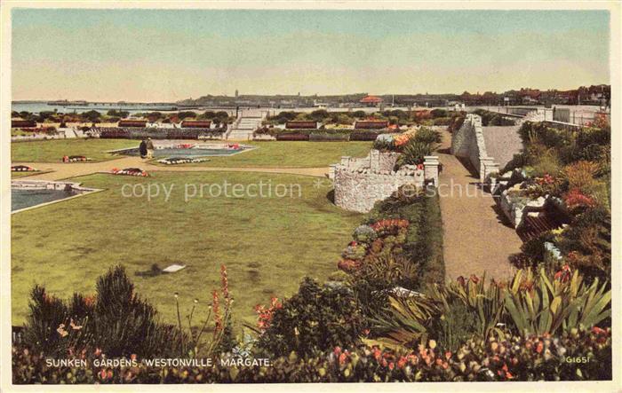MARGATE  Kent UK Sunken Gardens Westonville