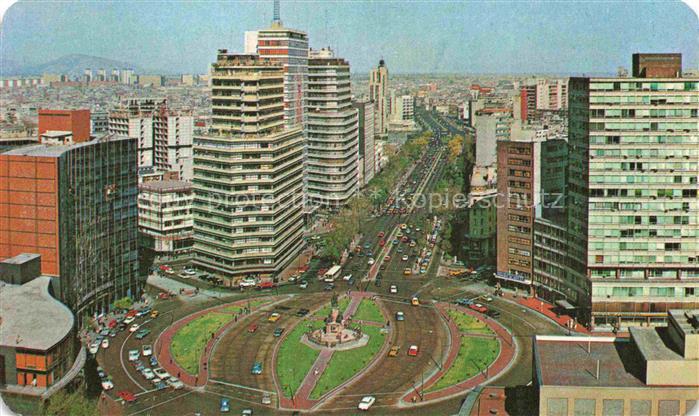 Mexico -City D.F. Mexico Glorieta Cristobal Colon y Paseo de la Reforma