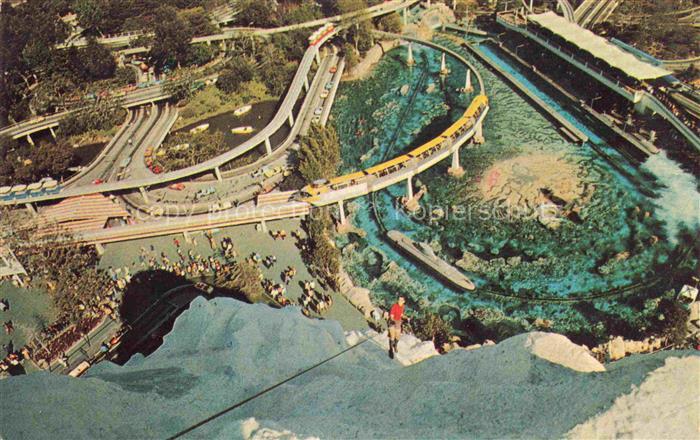 Tomorrowland Disneyland California USA Fliegeraufnahme