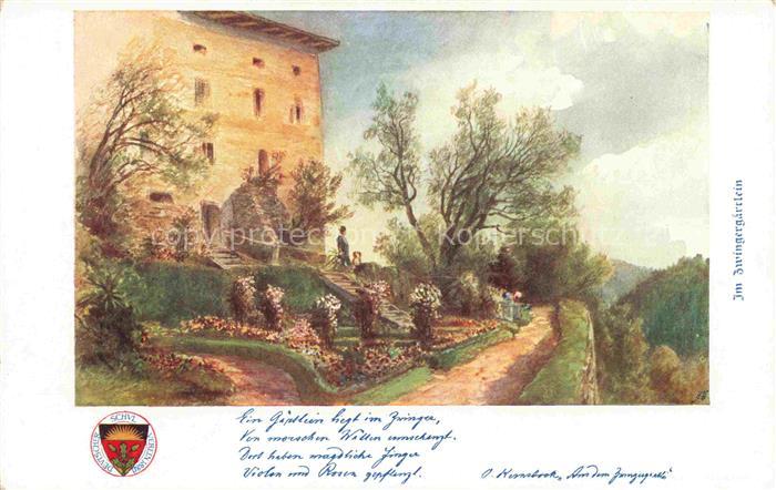 KERNSTOCK Ottokar (1848-1928) Dichter Schulverein In Zwingergartlein