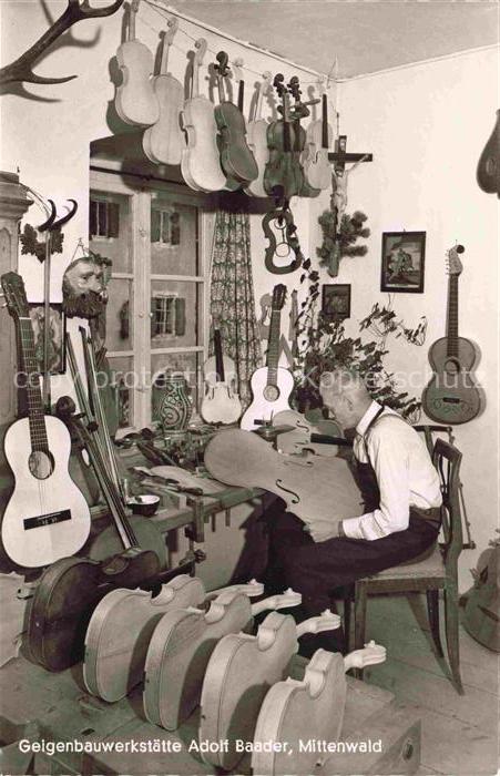 Geigen Bauwerkstadt Adolf Baader Mittelwald