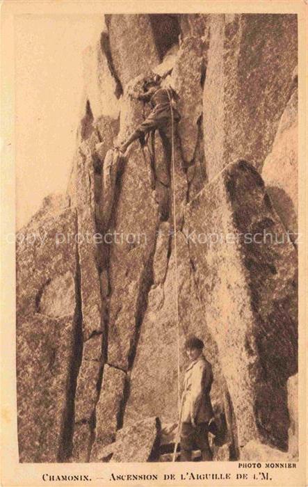 Bergsteigen Klettern Mountaineering Alpinisme Alpinismo-- Chamonix Ascension de