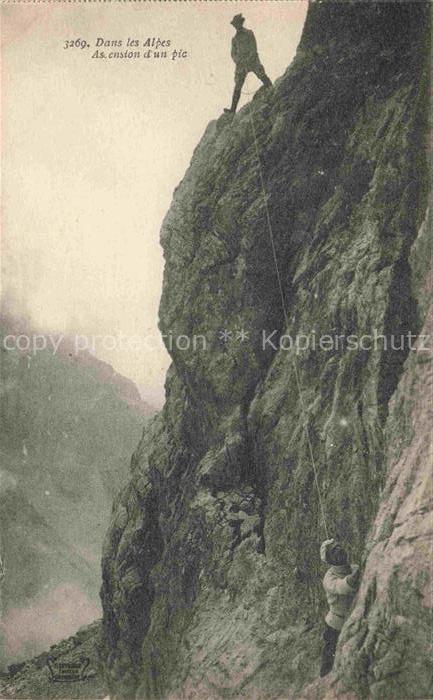 Bergsteigen Klettern Mountaineering Alpinisme Alpinismo-- Dans les Alpes Ascensi