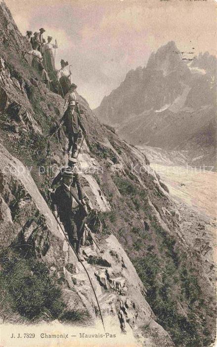 Bergsteigen Klettern Mountaineering Alpinisme Alpinismo-- Chamonix Mauvais Pas