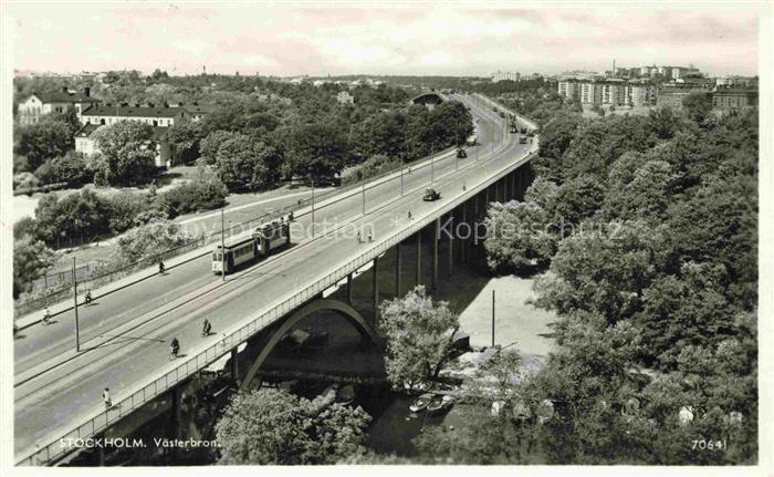 STRAssENBAHN Tramway-- Stockholm Vaesterbron