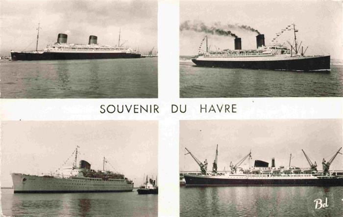 Dampfer Oceanliner Havre LIBERTE France ANTILLES FLANDRE