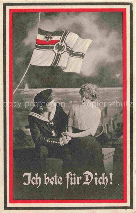 Marine Warships bete fuer Dich Liebespaar