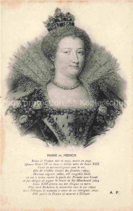 Adel Frankreich France Monarchie Marie de Medicis