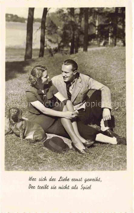 Dackel Dachshund Teckel Hunde dogs Chiens Cani Foto Amag Nr. 68293 Liebespaar