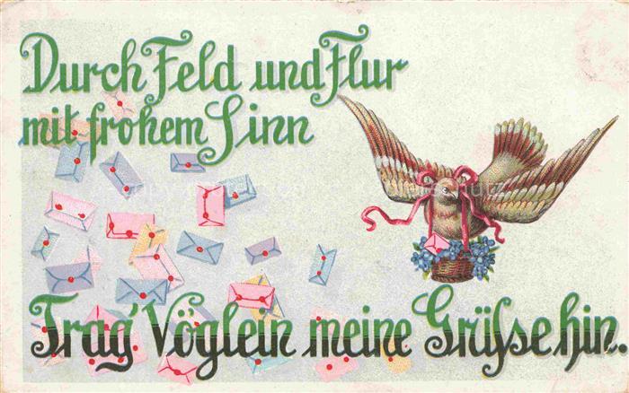 Brieftaube Carrier Pigeon voyageur-- Gruesse