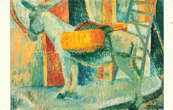 MONTANE Roger Kuenstlerkarte Aventure Franklin D. Roosevelt Esel