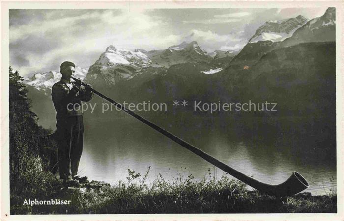 Alphorn Cor des Alpes-- Berge Alphornblaeser