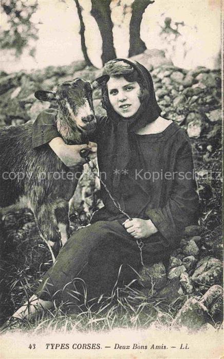 Ziege Goat Chevre-- Types Corses Faru