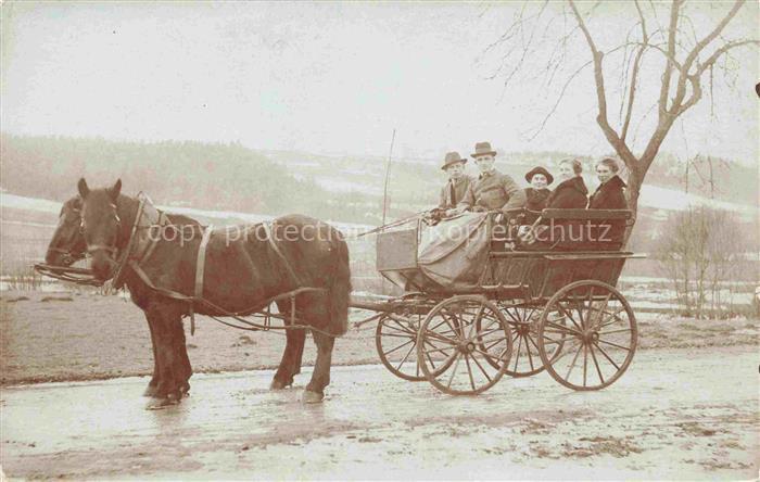 Kutsche PFERDE Horses Cheval Pferde