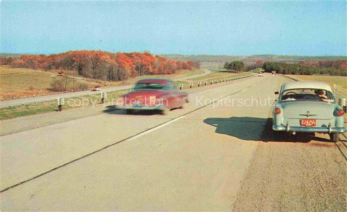 Autobahn Autostrada Autoroute Highway Beautiful Autumn Ohio Turnpikel