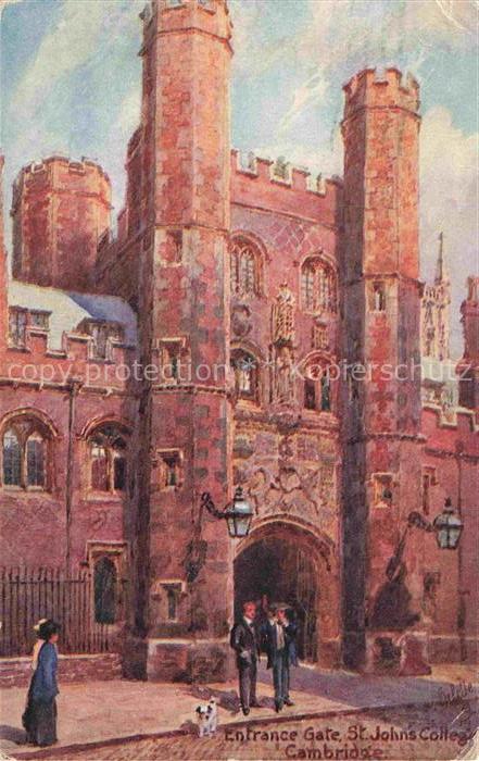 FLOWER Charles E. TUCKS-OILETTE UK Nr. Cambridge Tucks Nr. 8940