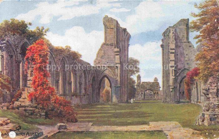 ARQ QUINTON Alfred Robert (1853-1934) Kuenstlerkarte Nr. Servenoaks England