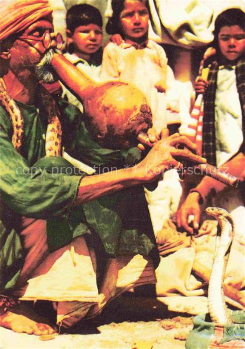 Schlangenbeschwoerer Schlangen Snakes Serpents Serpientes-- Snake Charmer Cobra