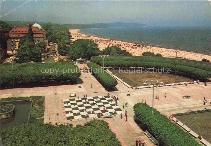 Schach Chess Echecs (auf Postkarte)-- Sopot Brzeg morski Ortowa