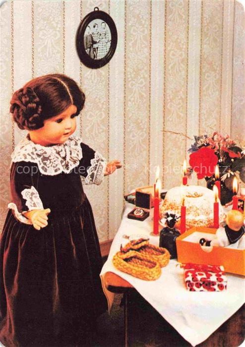 Puppe Doll Poupee Kinderspielzeug Paulinchen Motiv aus dem Fluor Vigantoletten v